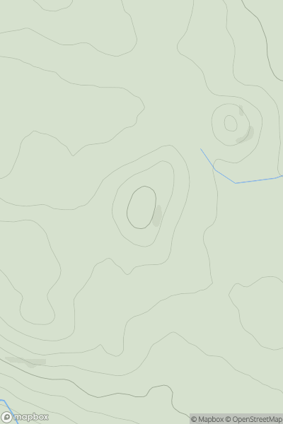 Thumbnail image for Windy Hill [Ayr to the River Clyde] showing contour plot for surrounding peak